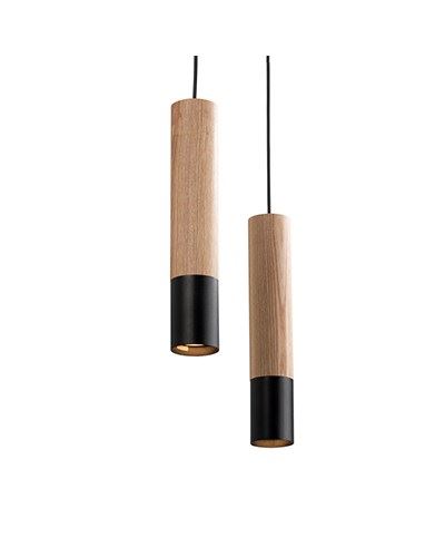 Світильник "ГЛЕЙЗ Wood" 40588 чорна структура - ясен (2 л.)
