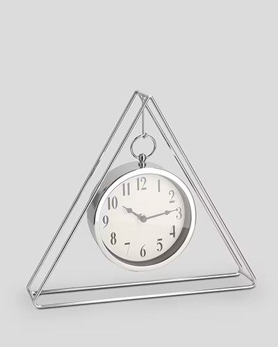 Годинник настільний Trianglemo (10287450201), срібний