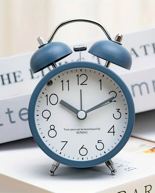 Годинник настільний, синій, 12х8 см