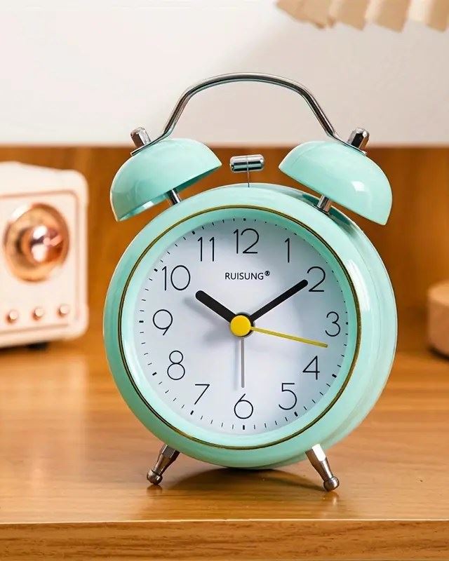 Годинник настільний, зелений, 12х8 см