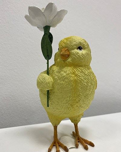 ФІГУРКА ДЕКОРАТИВНА CHICKLETTO (76314-ŻÓŁ-WN-H0015)