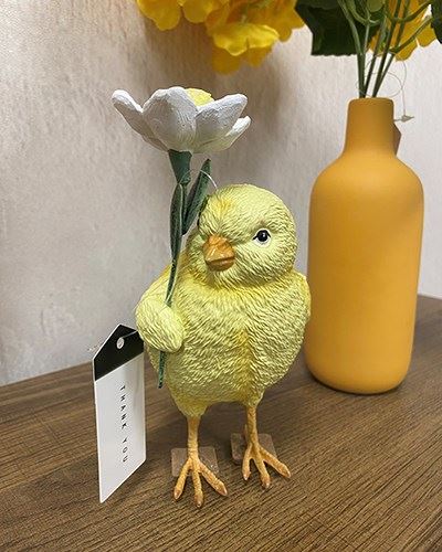 ФІГУРКА ДЕКОРАТИВНА CHICKLETTO (76314-ŻÓŁ-WN-H0015)