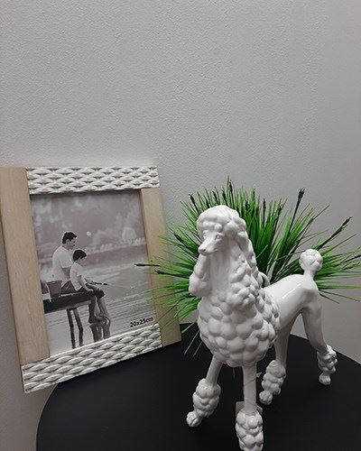 ФІГУРКА ДЕКОРАТИВНА POODLE (76776-BIA-H0025-FIG)