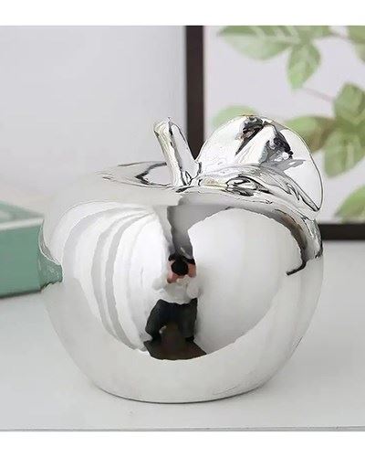 Фігурка Яблуко срібне, 7,5 см