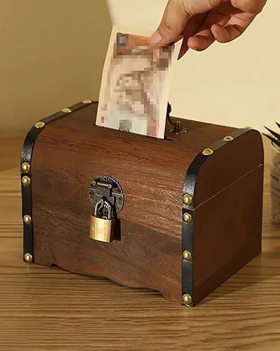 Скарбниця Скринька із замком, 10х14х10 см