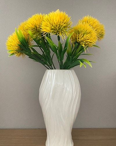 Штучна рослина Кульбаба жовта, букет (5 шт)
