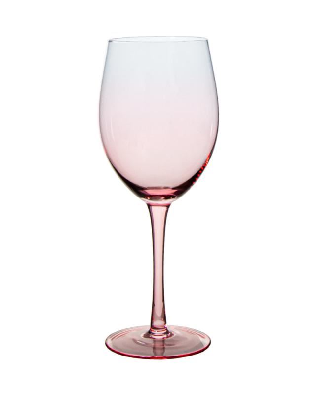 Келихи винні (4 шт) Pink Ombre, 600 мл, блакитно-рожеві