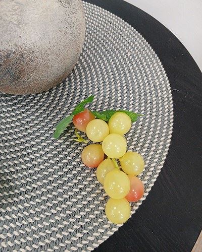 Штучний фрукт Виноград, 14 см, рожевий/зелений/синій